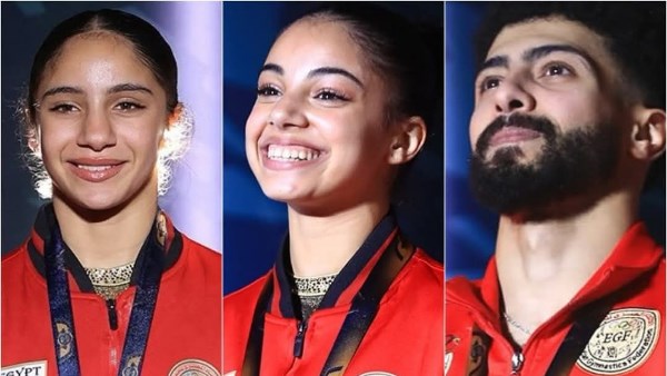 القومي للمرأة يهنئ بطلتي مصر بعد تتويجهما بثلاث ميداليات في كأس العالم للجمباز
