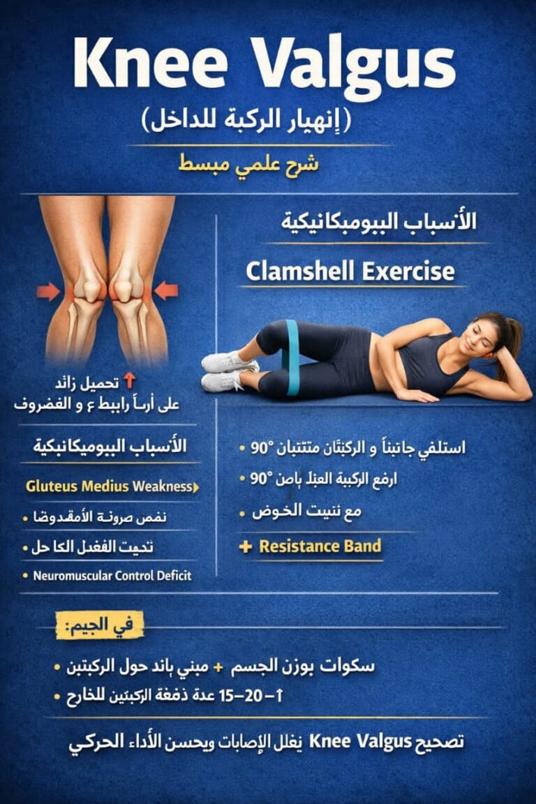 Knee Valgus (انهيار الركبة للداخل)