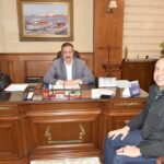 محافظ بورسعيد يلتقي النائب حسن عمار