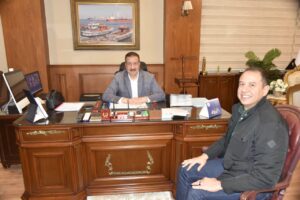 محافظ بورسعيد يلتقي النائب حسن عمار