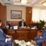 محافظ بورسعيد يستقبل رئيس الاتحاد العام للشركات لمناقشة تحضيرات اقامة بطولة الجمهورية للشركات